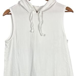 Eileen Fisher Womens XS Coastal Minimalist Beach Resortwear Organic Hooded Dress